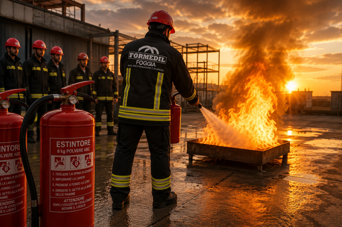 CORSO DI FORMAZIONE PER ADDETTI ALL'ANTINCENDIO AI SENSI DEL D.LGS. 81/2008 E DE..